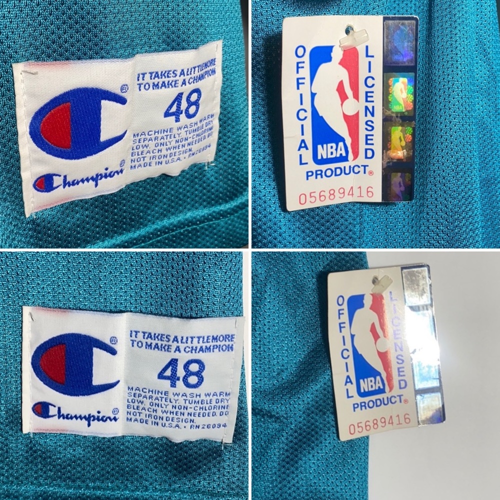 Rare 90s NBA Larry Johnson Autographed Jersey NWT - Picture 12 of 16